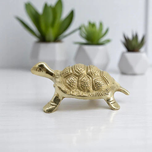 Golden Turtle – Vastu Symbol of Wealth, Health & Protection (  6.5 cm-10 cm )