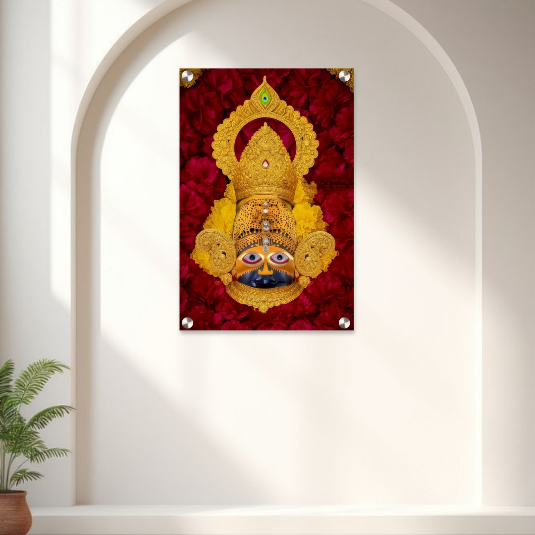 Maa Kali Divine Acrylic Wall Frame – 12x18 Inch | 5mm Premium Vastu Wall Décor