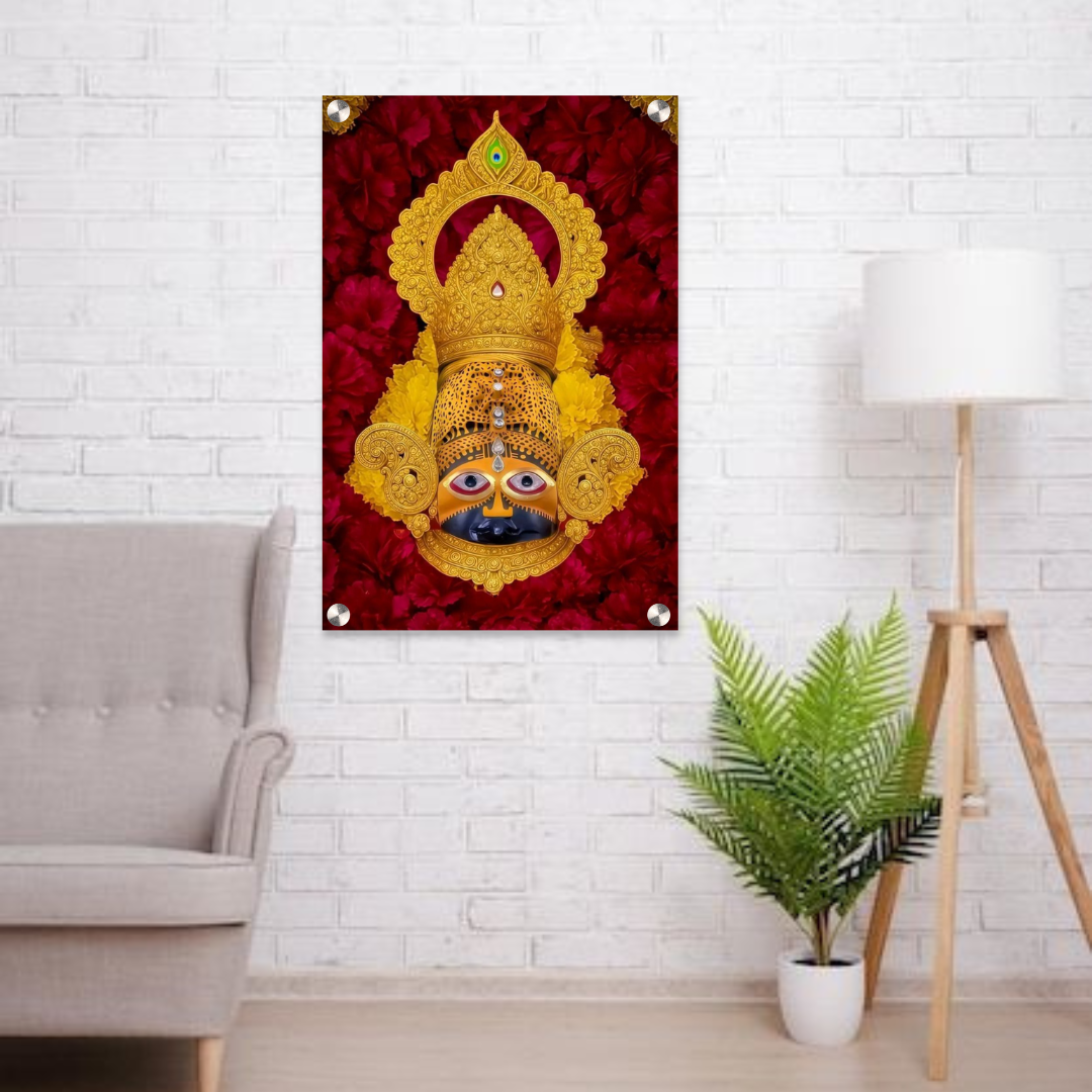 Maa Kali Divine Acrylic Wall Frame – 12x18 Inch | 5mm Premium Vastu Wall Décor