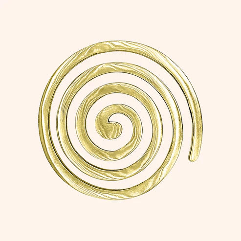 Brass Plain Helix – Vastu Remedy for Energy Balance & Protection