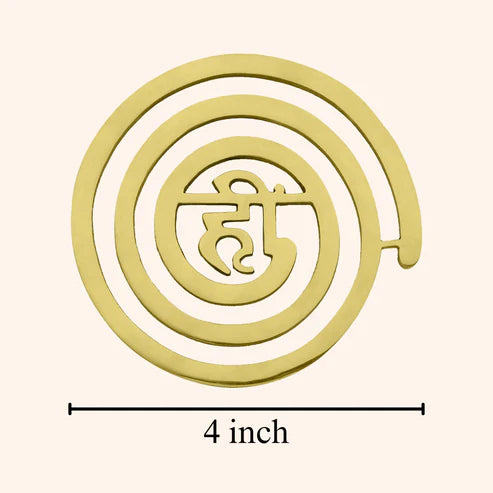 Brass Hii Helix – Vastu Remedy for Protection, Harmony & Energy Balance