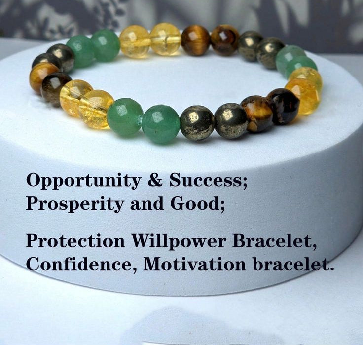 Dhan ka Maha Yog- Mixed crystal bracelet