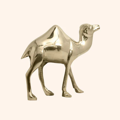 πͺ Golden Camel Showpiece β Symbol of Strength, Endurance & Prosperity (16 Γ 16 Γ 6 cm)