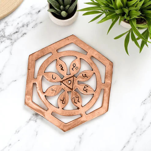 Copper Bhaum Yantra Helix – Remedy for Mars Dosha & Energy Balancing