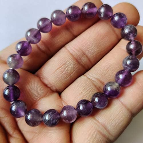 Harness the Power of Amethyst Bracelet– Certified for Purity & Energy | 8 mm |