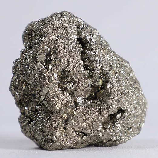 Pyrite Crystal Cluster Unique Peruvian Metallic Gem for Healing & Vitality