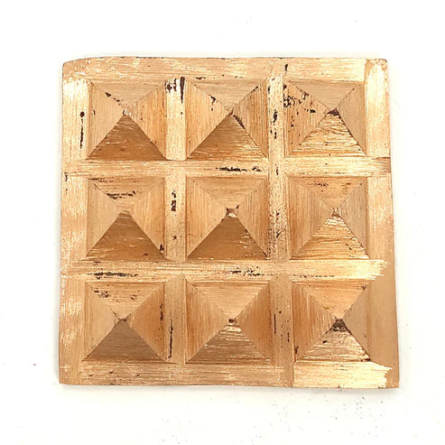 Metal Pyramid 2.5” (2 Layers) – Vastu & Feng Shui Energy Enhancer | Positive Energy, Protection & Harmony Tool