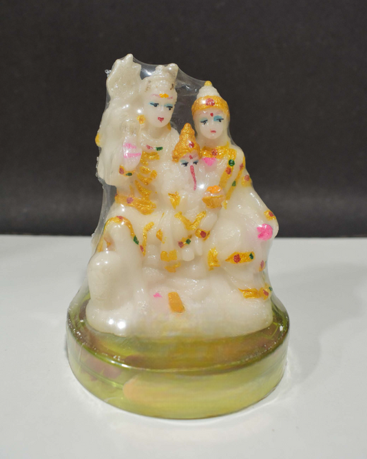 Shiv Parivar Idol – Lord Shiva, Maa Parvati & Baby Ganesha 🕉️💫 | Symbol of Love, Prosperity & Protection 🙏🌺