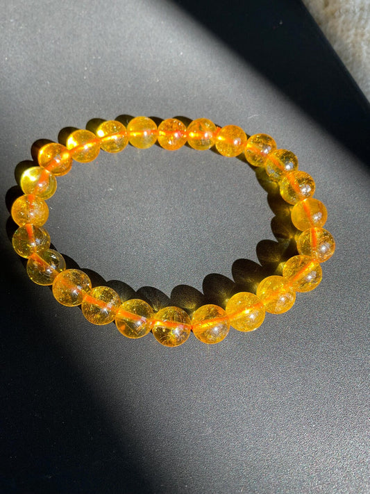 Natural Citrine Bracelet for Abundance & Prosperity