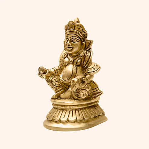 💰 Lord Kuber Ji Idol – God of Wealth, Fortune & Abundance