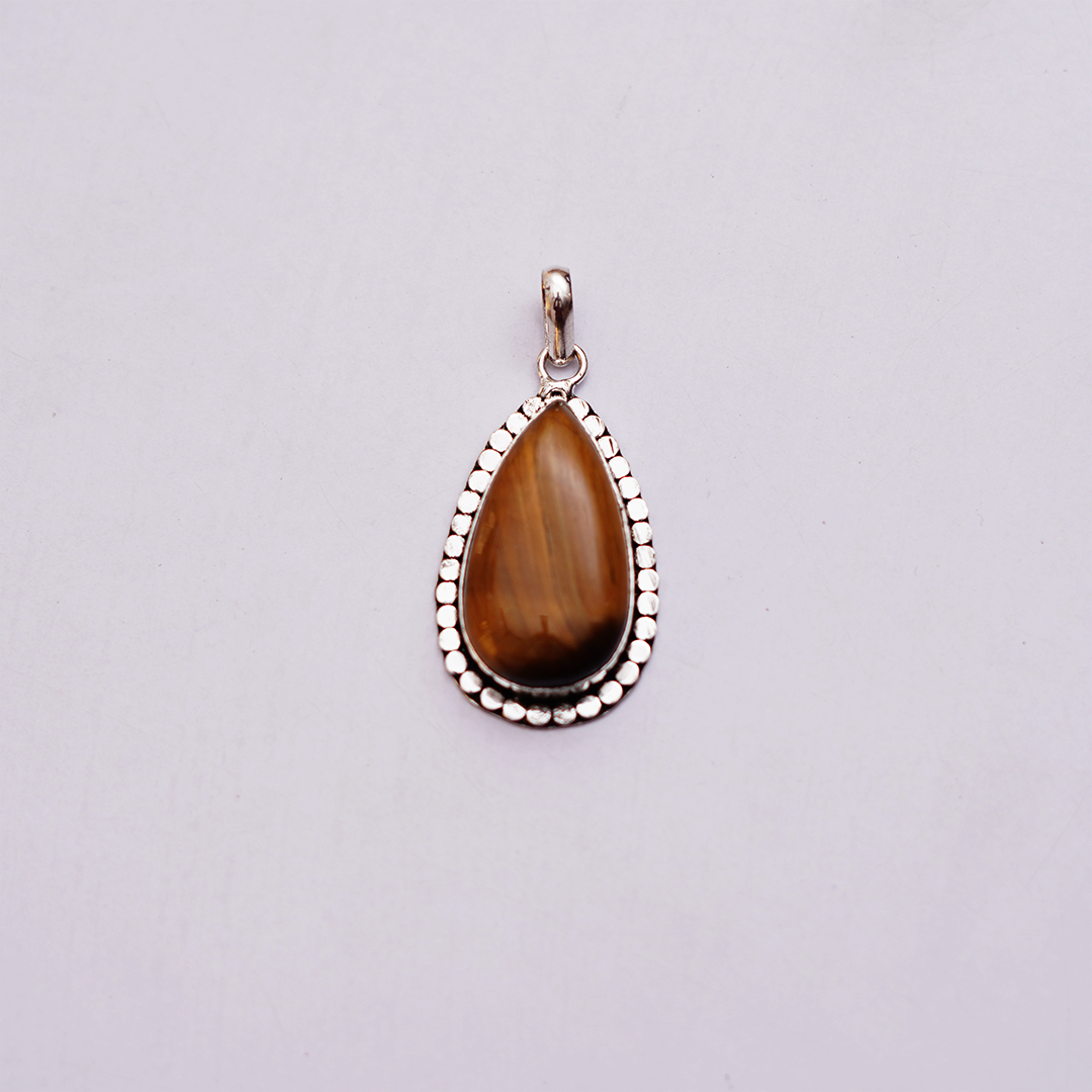 Natural Carnelian Stone Pendant long | लाल सुलेमानी पेंडेंट
