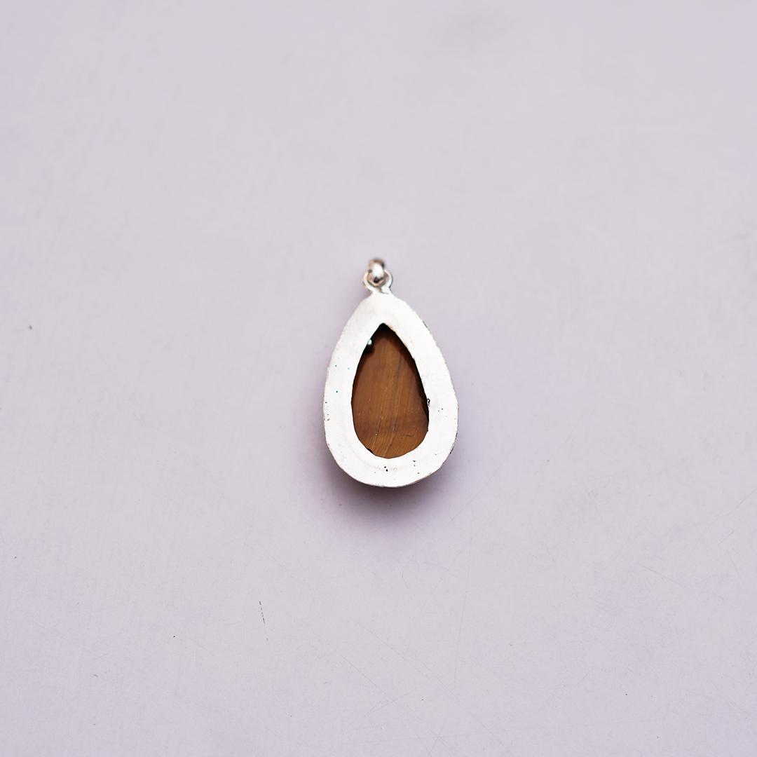 Natural Carnelian Stone Pendant long | लाल सुलेमानी पेंडेंट