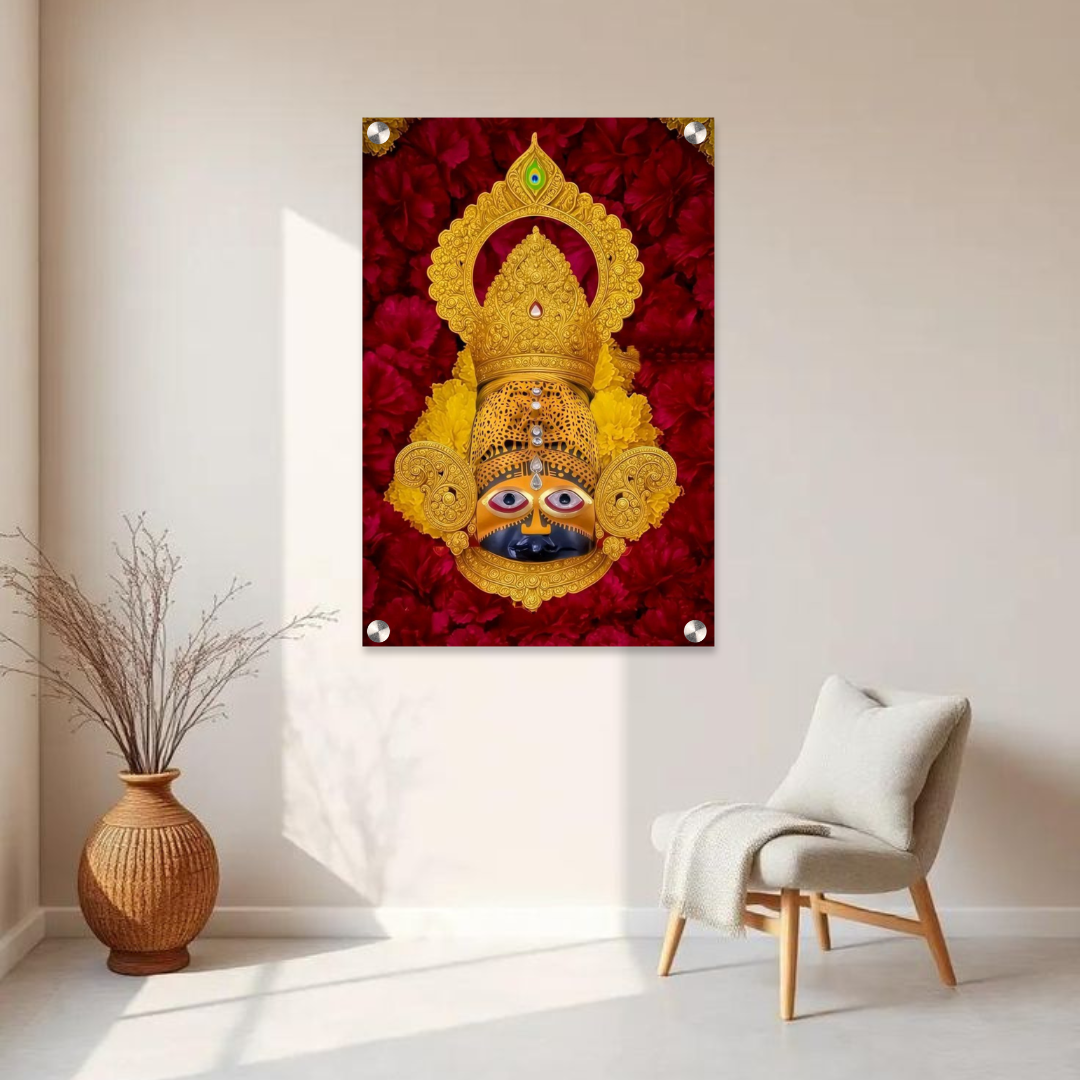 Maa Kali Divine Acrylic Wall Frame – 12x18 Inch | 5mm Premium Vastu Wall Décor