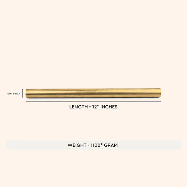 Vastu Vardan Brass Virtual Rod – 12 Inch Powerful Vastu Remedy for Energy Balance, Prosperity & Protection