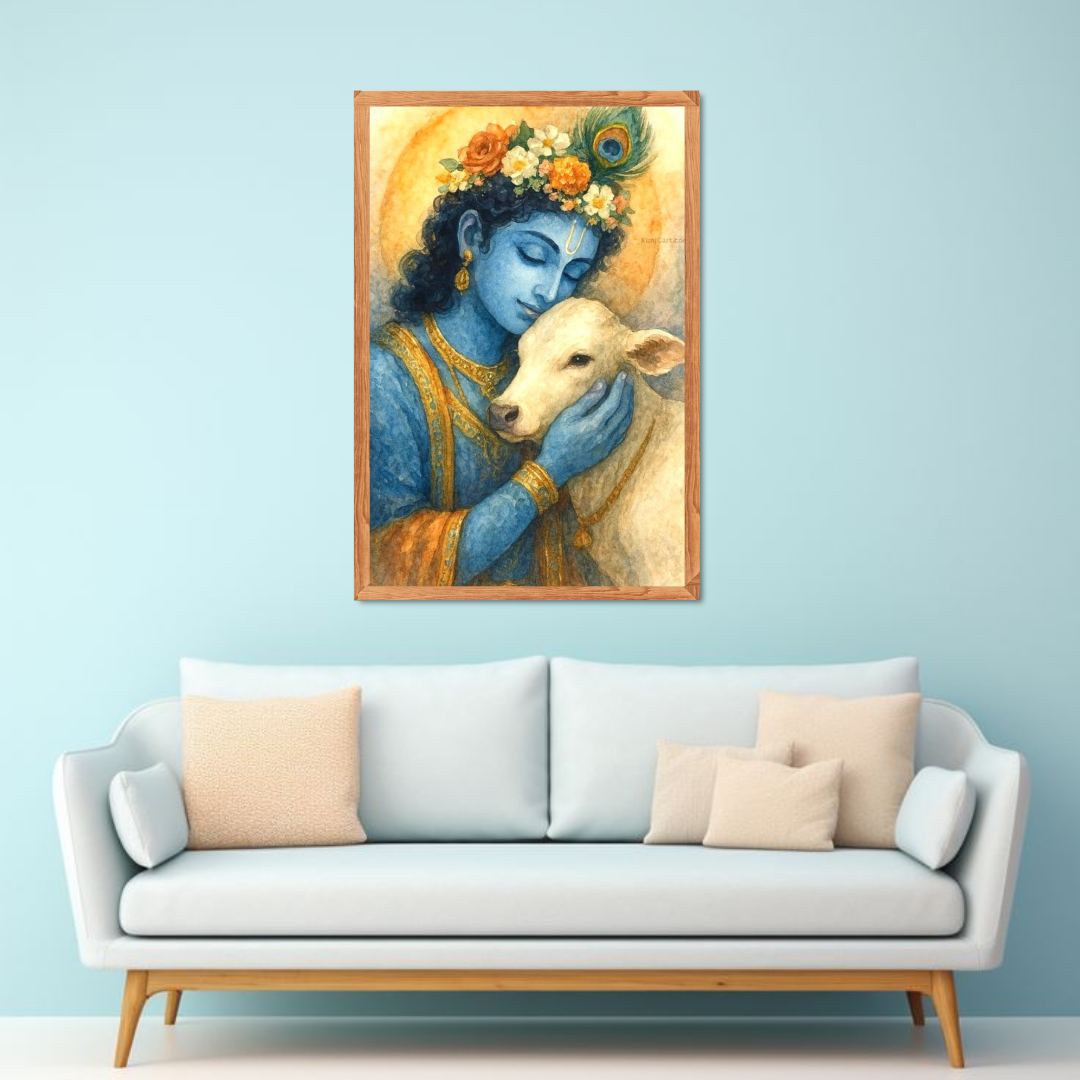 Shree Krishna Canvas Wall Painting