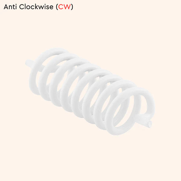 White Clockwise Spring | Vastu Remedy for Peace, Clarity & Positive Energy Flow