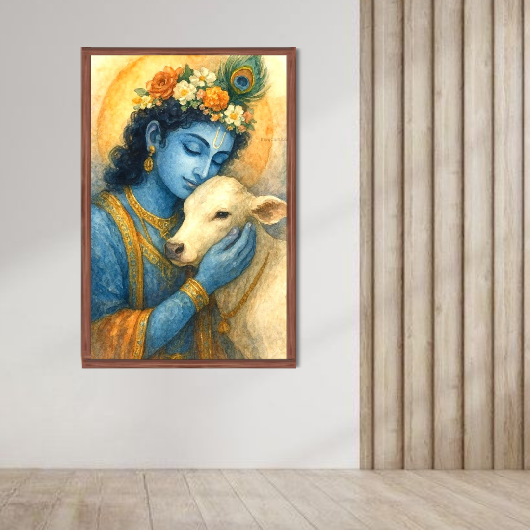 Shree Krishna Canvas Wall Painting
