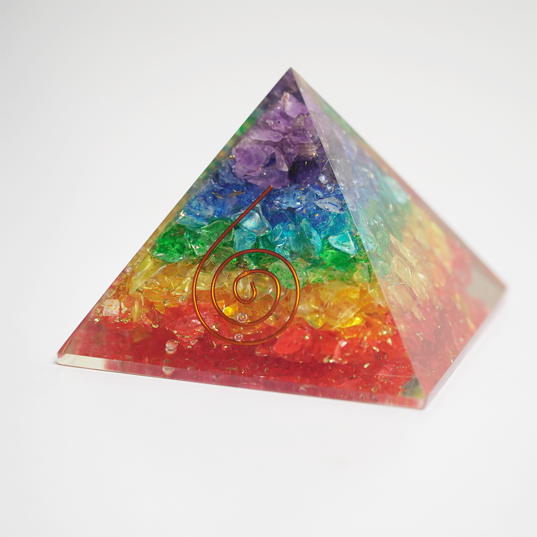 7 Chakra Orgone Pyramid