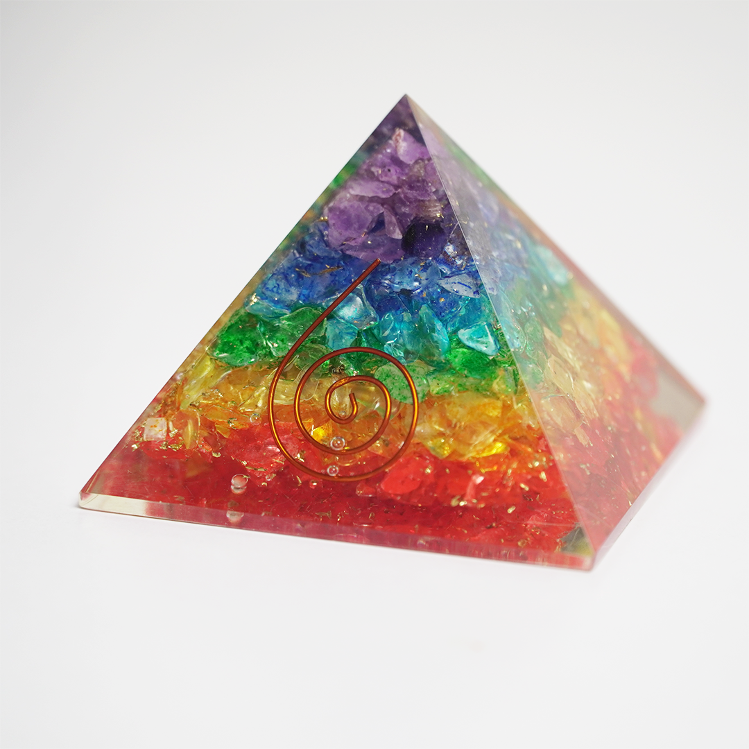7 Chakra Orgone Pyramid