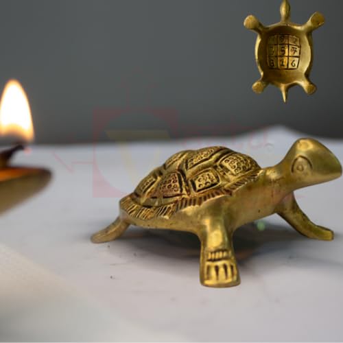 Golden Turtle – Vastu Symbol of Wealth, Health & Protection (  6.5 cm-10 cm )
