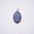 Natural Lapis Lazuli Pendant — प्राकृतिक लैपिस लाजुली पेंडेंट