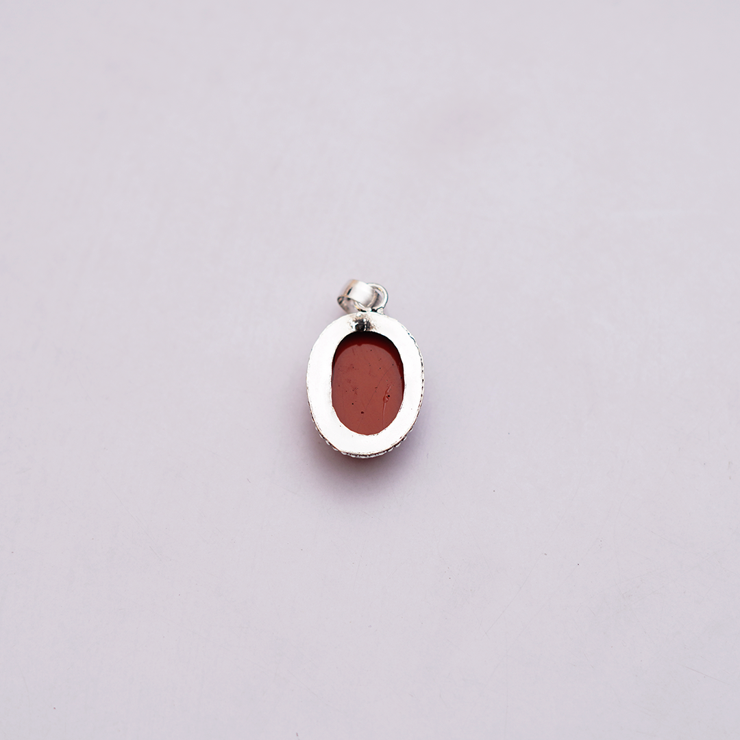 Natural Carnelian Stone Pendant| लाल सुलेमानी पेंडेंट