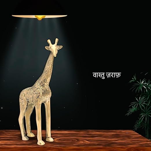 🦒 Golden Giraffe Showpiece – Symbol of Vision, Growth & Balance (23 × 8 cm)