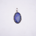 Natural Lapis Lazuli Pendant — प्राकृतिक लैपिस लाजुली पेंडेंट