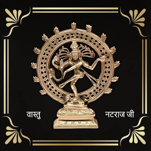 🔥 Natraj Ji Idol – Symbol of Cosmic Energy, Balance & Prosperity (21 × 9 cm)