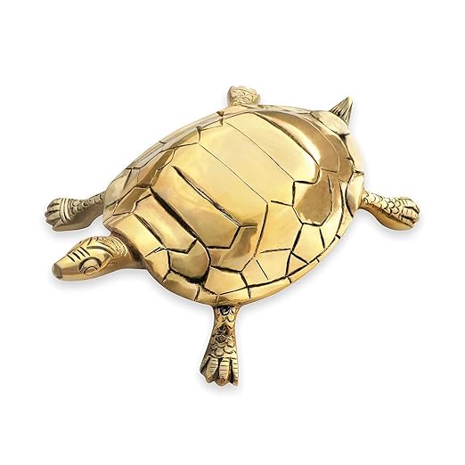 🐢 Golden Big Turtle Showpiece – Symbol of Stability, Wealth & Longevity