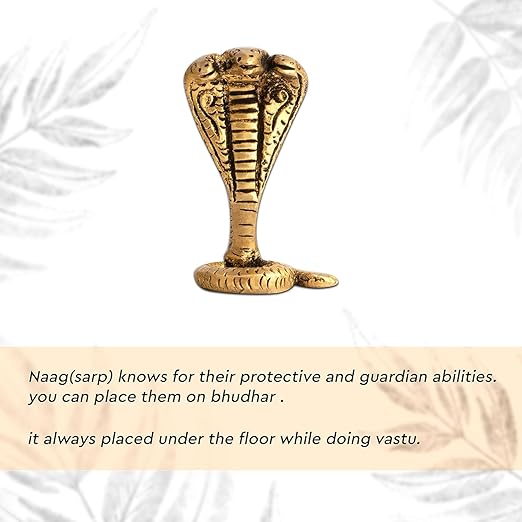 🐍 Golden Snake Idol – Symbol of Protection, Power & Spiritual Energy (5 × 2 cm)