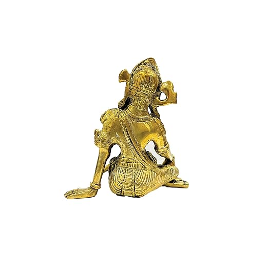 Divine Indra Dev Brass Idol – Lord of Power & Prosperity (15 CM)