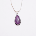 Natural Amethyst Pendant — प्राकृतिक जामुनिया (अमेथिस्ट) पेंडेंट