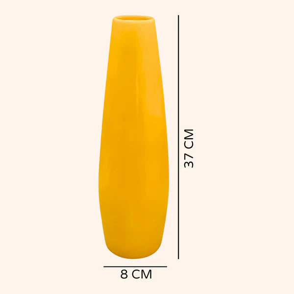 Big Yellow Vase | Vastu Decoration Item for Living Room & Office