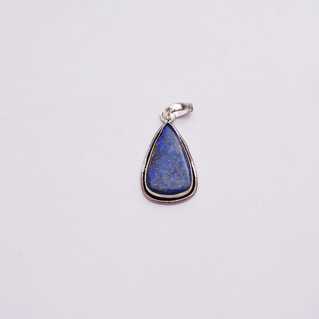 Natural Lapis Lazuli Teardrop Pendant