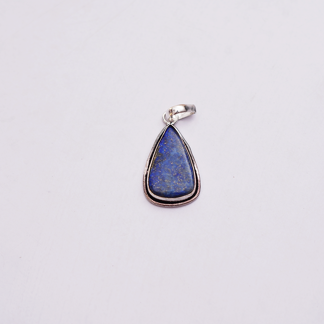 Natural Lapis Lazuli Teardrop Pendant