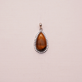 Natural Carnelian Stone Pendant long | लाल सुलेमानी पेंडेंट