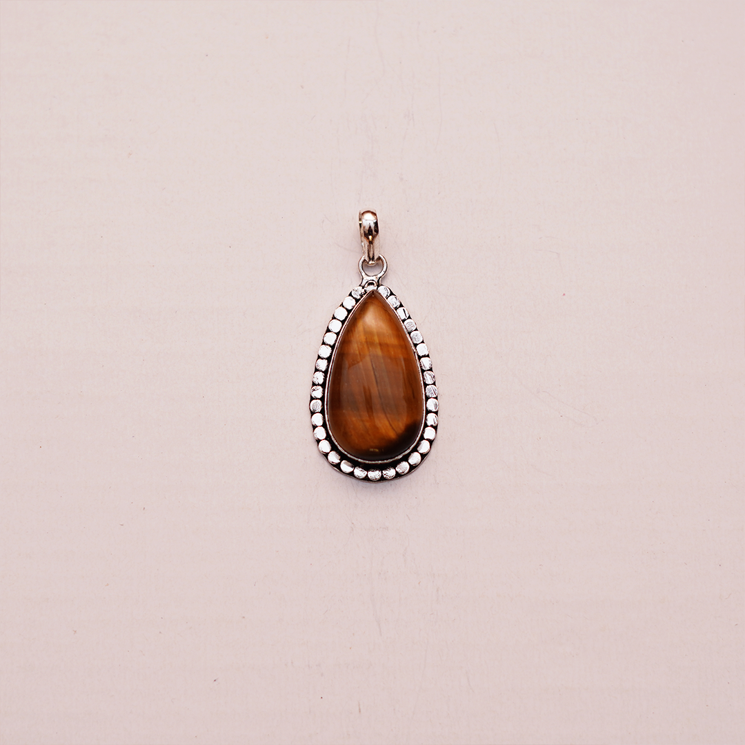 Natural Carnelian Stone Pendant long | लाल सुलेमानी पेंडेंट