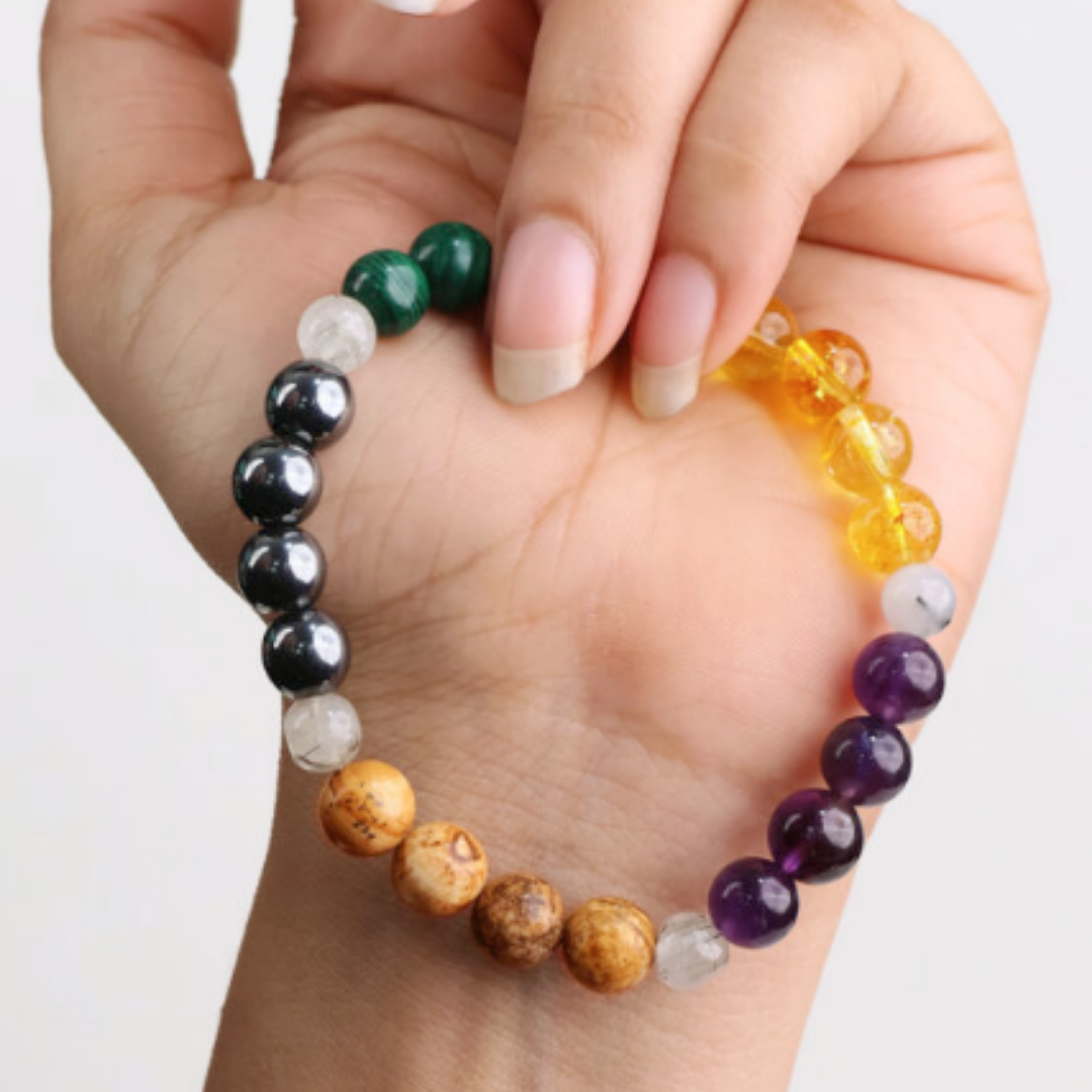 Dhan Samridhi Yog Mixed crystal bracelet