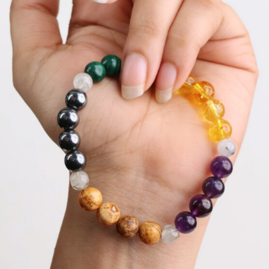 Dhan Samridhi Yog Mixed crystal bracelet