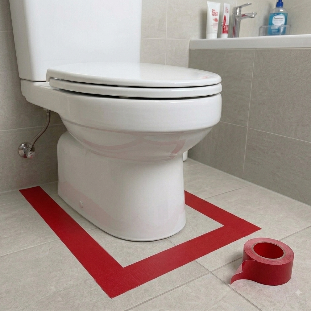 Red Tape (4 Inch - South Direction)