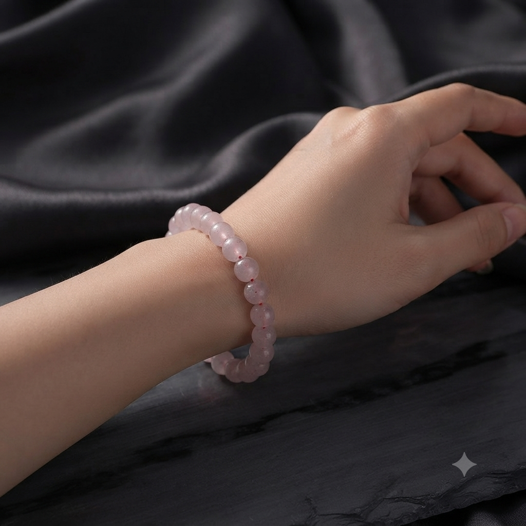 Rose Quartz Bracelet - Increase Positivity | Help In Healing