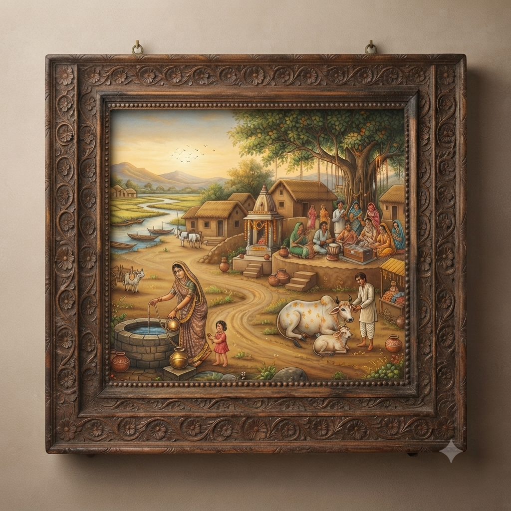 Village Scene - Manifest Your Dream Property