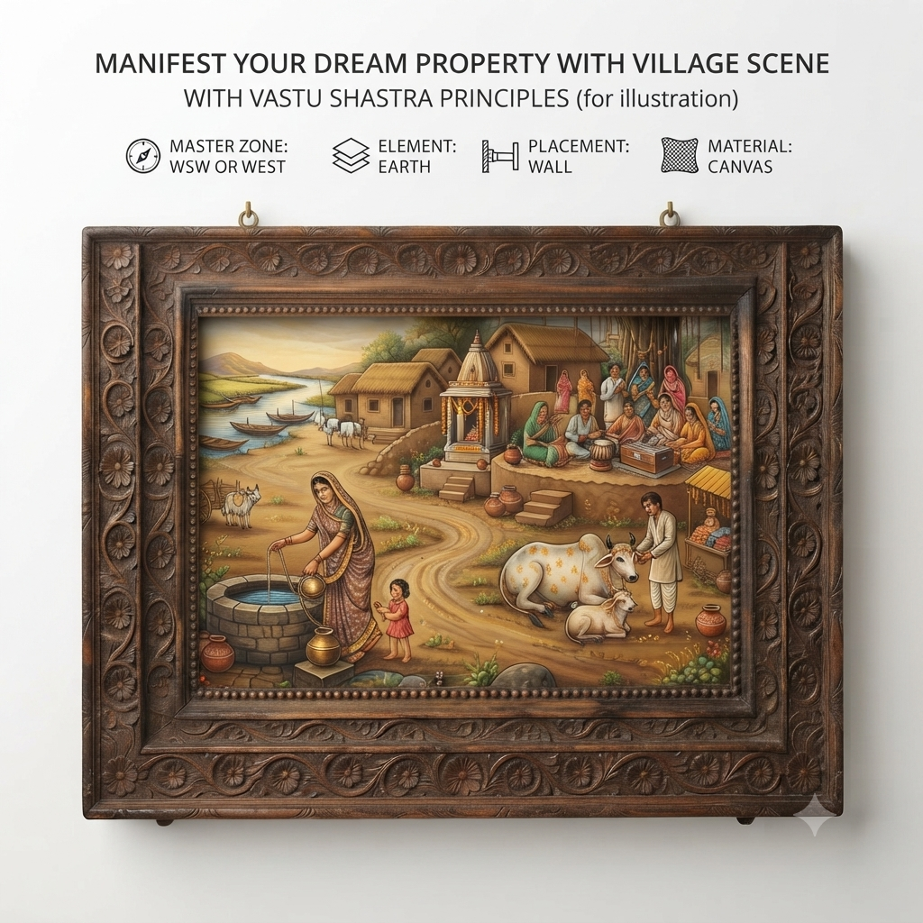 Village Scene - Manifest Your Dream Property