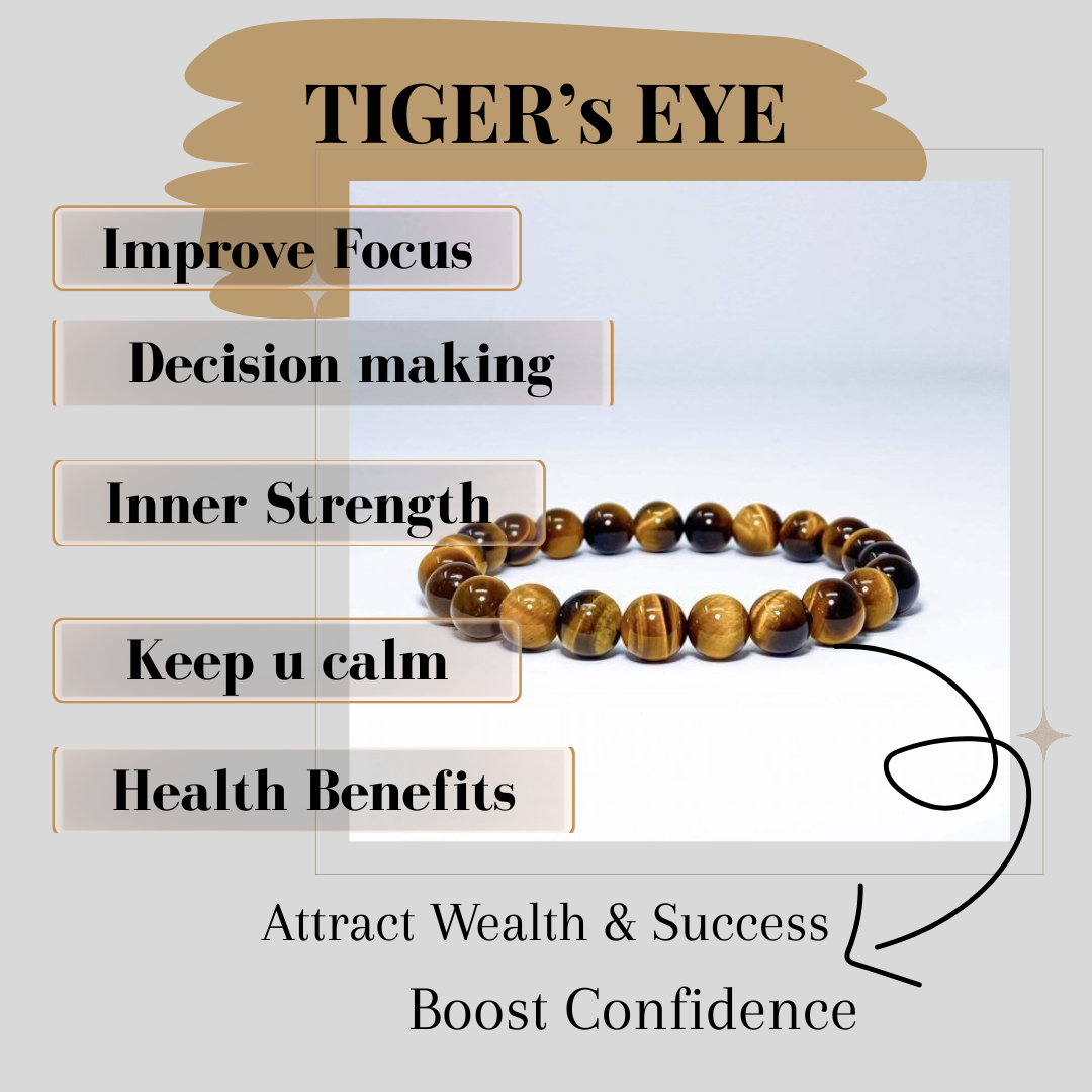 Tiger’s Eye Bracelet – Self Confidence aur Protection ka Perfect Combo