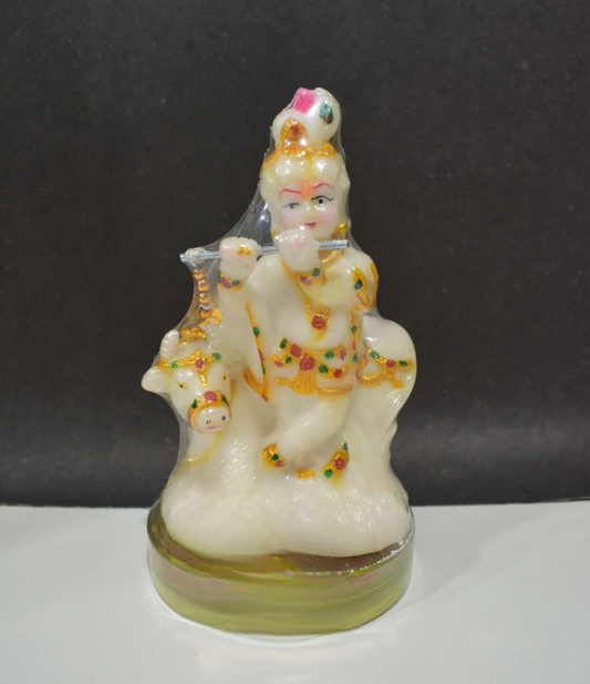 🎶🐄 Divine Krishna with Cow Idol – Symbol of Love, Prosperity & Protection 🐄🎶