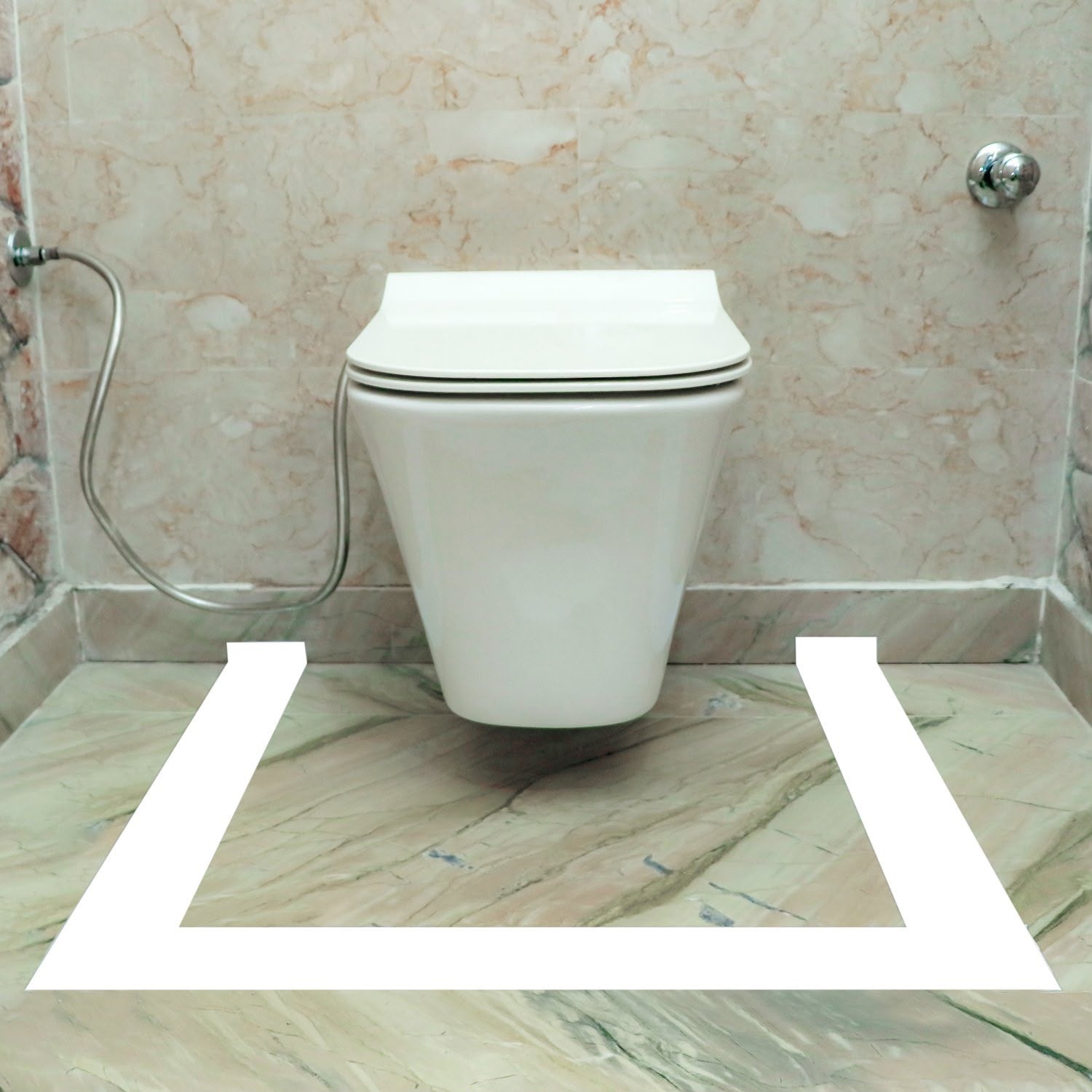 White Tape (4 Inch - West Direction)