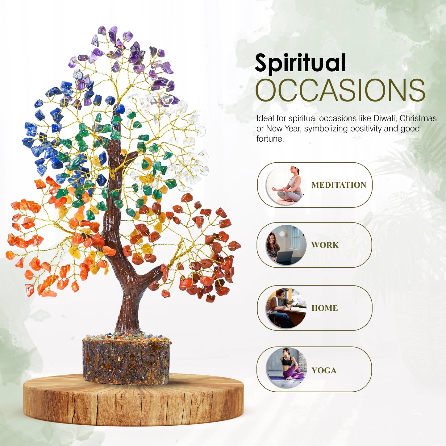 7 Chakra Crystal Tree