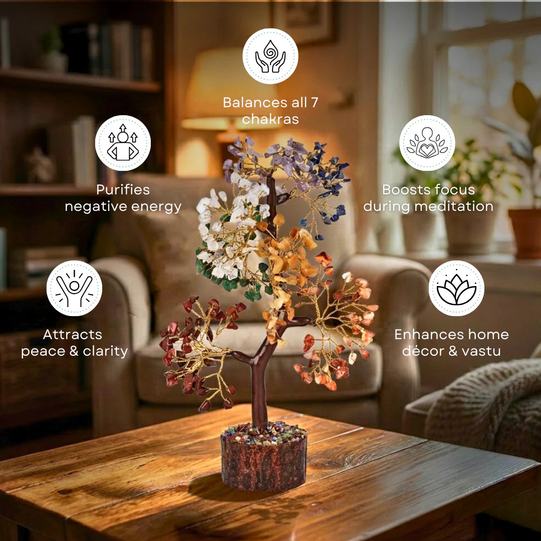7 Chakra Crystal Tree
